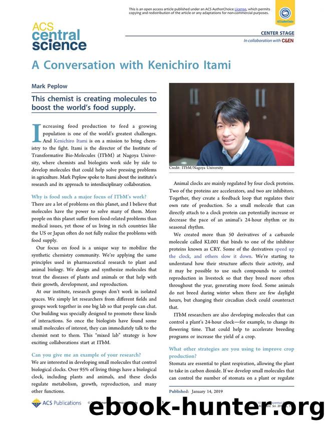 A Conversation with Kenichiro Itami by Mark Peplow