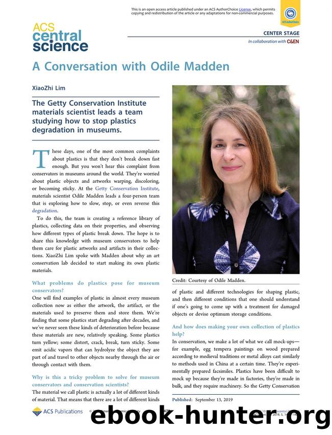 A Conversation with Odile Madden by XiaoZhi Lim