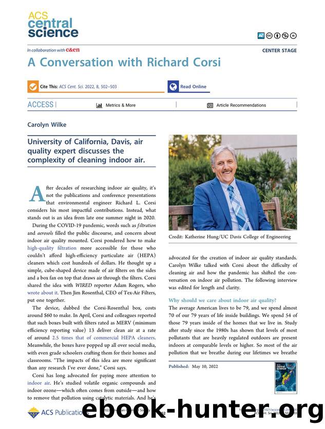 A Conversation with Richard Corsi by Carolyn Wilke