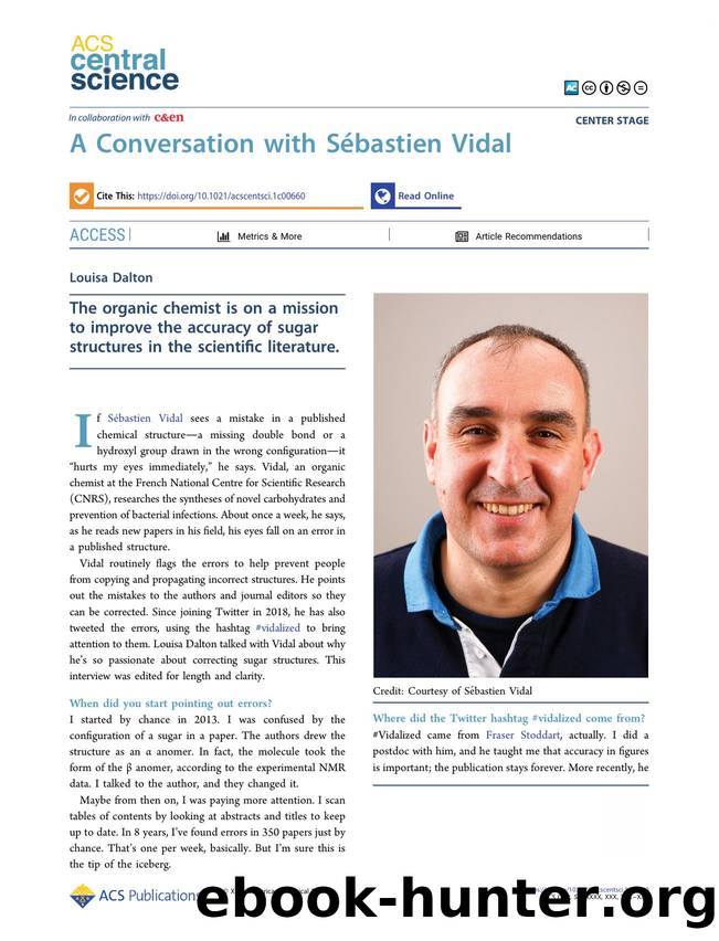 A Conversation with SeÌbastien Vidal by Louisa Dalton