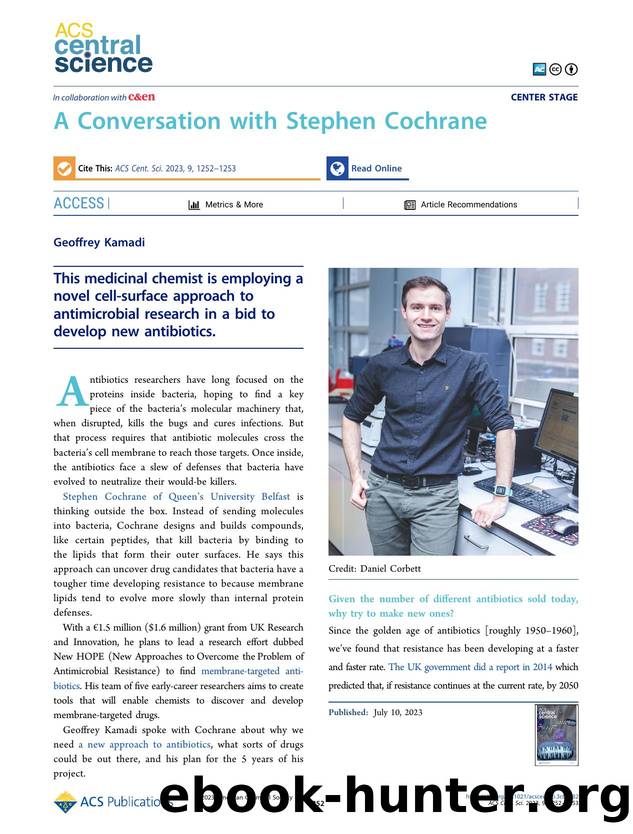 A Conversation with Stephen Cochrane by Geoffrey Kamadi