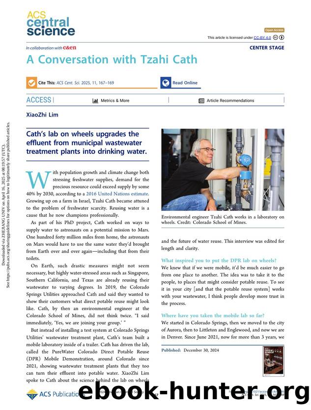 A Conversation with Tzahi Cath by XiaoZhi Lim