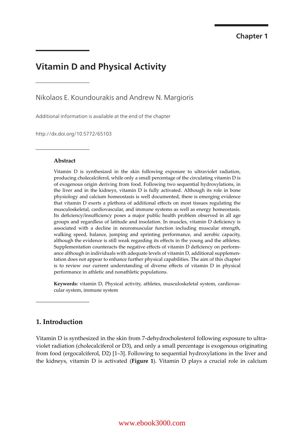 A Critical Evaluation of Vitamin D: Basic Overview by Unknow