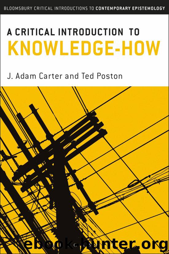 A Critical Introduction to Knowledge-How by Carter J. Adam