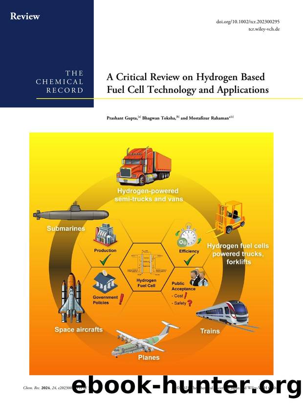 A Critical Review on Hydrogen Based Fuel Cell Technology and Applications by Unknown
