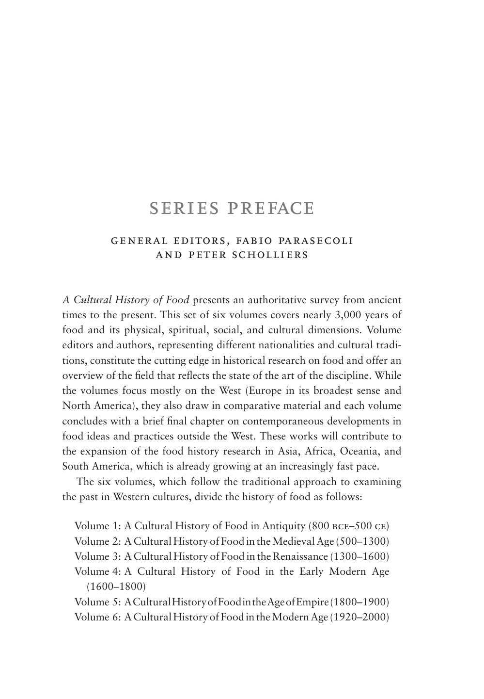 A Cultural History of Food in the Medieval Age Volume 2 by Massimo Montanari (editor)