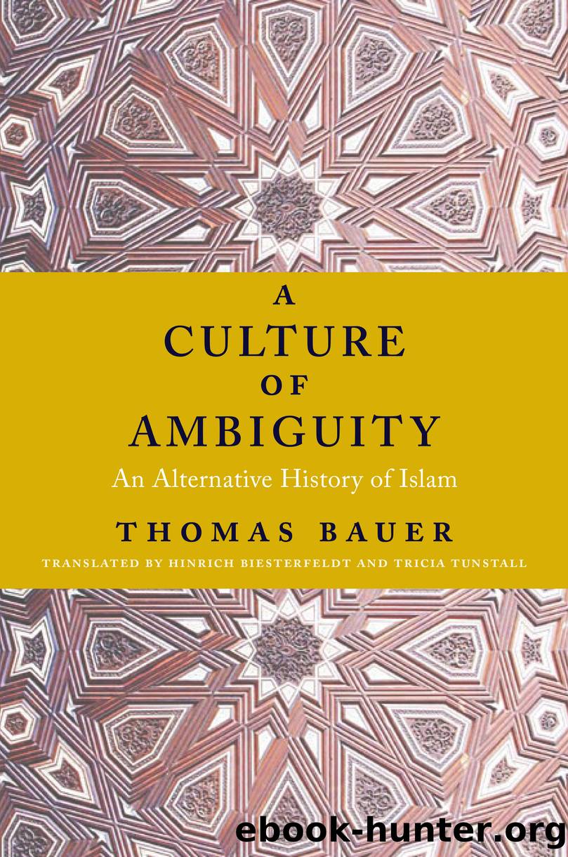 A Culture of Ambiguity by Thomas Bauer