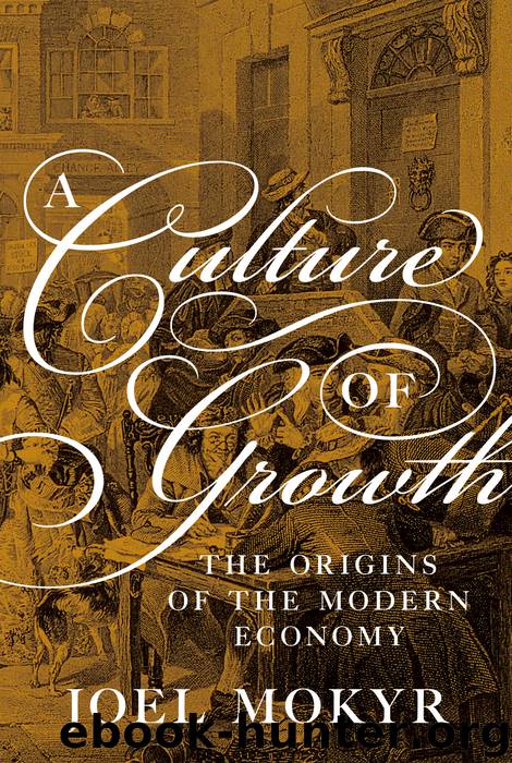 A Culture of Growth: The Origins of the Modern Economy by Mokyr Joel