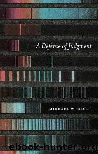 A Defense of Judgment by Michael W. Clune