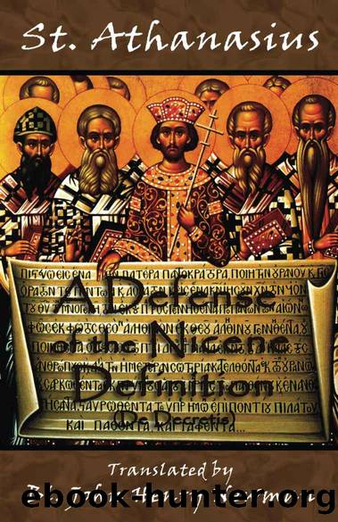 A Defense of the Nicene Definition (De Decretis) by St. Athanasius