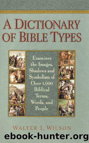 A Dictionary of Bible Types by Walter L. Wilson