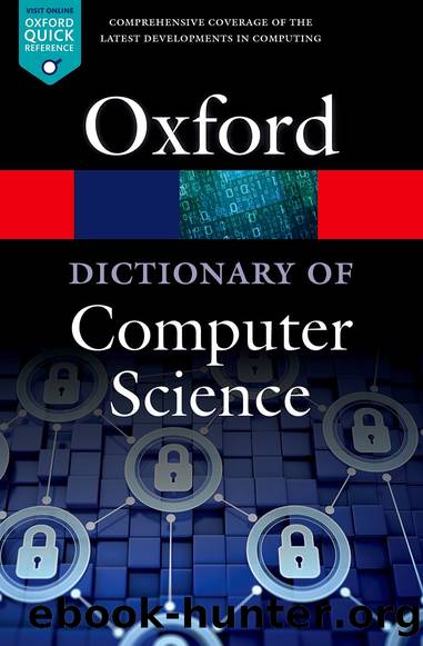 A Dictionary of Computer Science by 2016