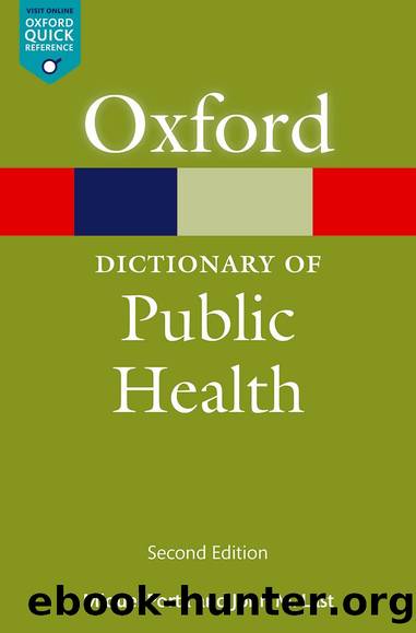 A Dictionary of Public Health by Miquel Porta & John M. Last