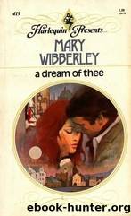 A Dream of Thee by Mary Wibberley