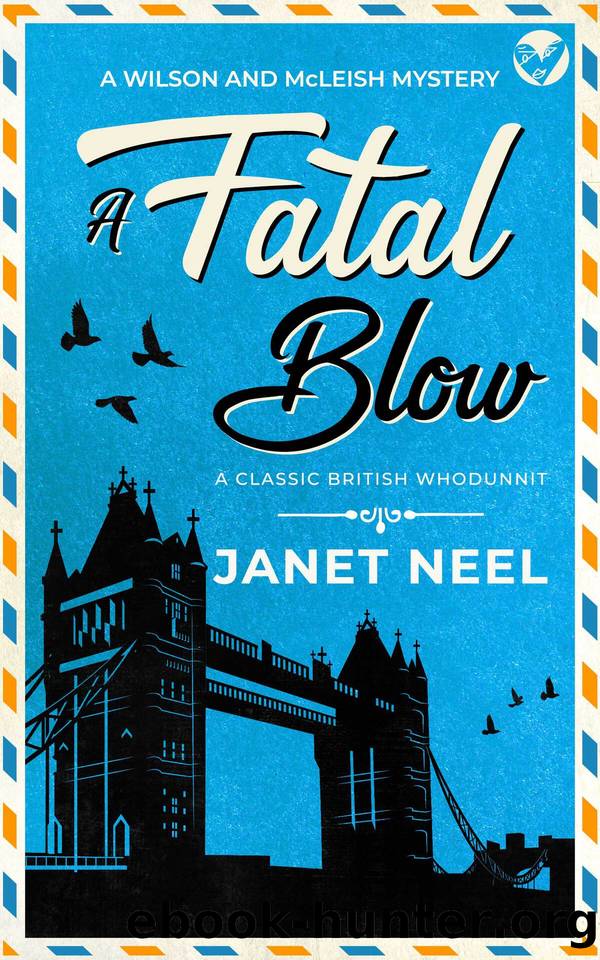 A FATAL BLOW an absolutely gripping classic British whodunnit by JANET NEEL