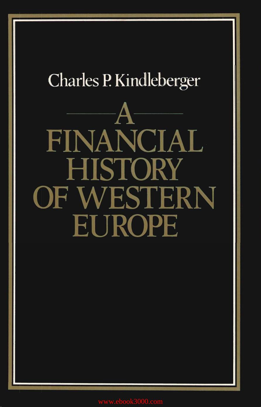 A Financial History of Western Europe by Unknow