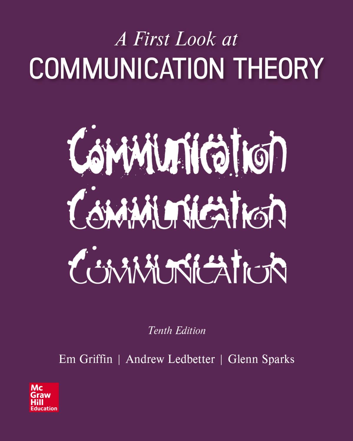 A First Look at Communication Theory 10th Edition by Unknow