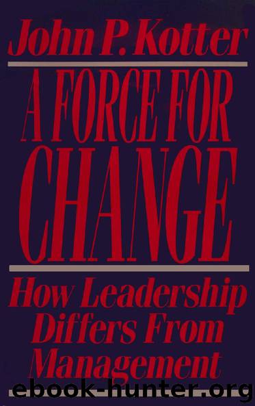 A Force for Change by John P. Kotter