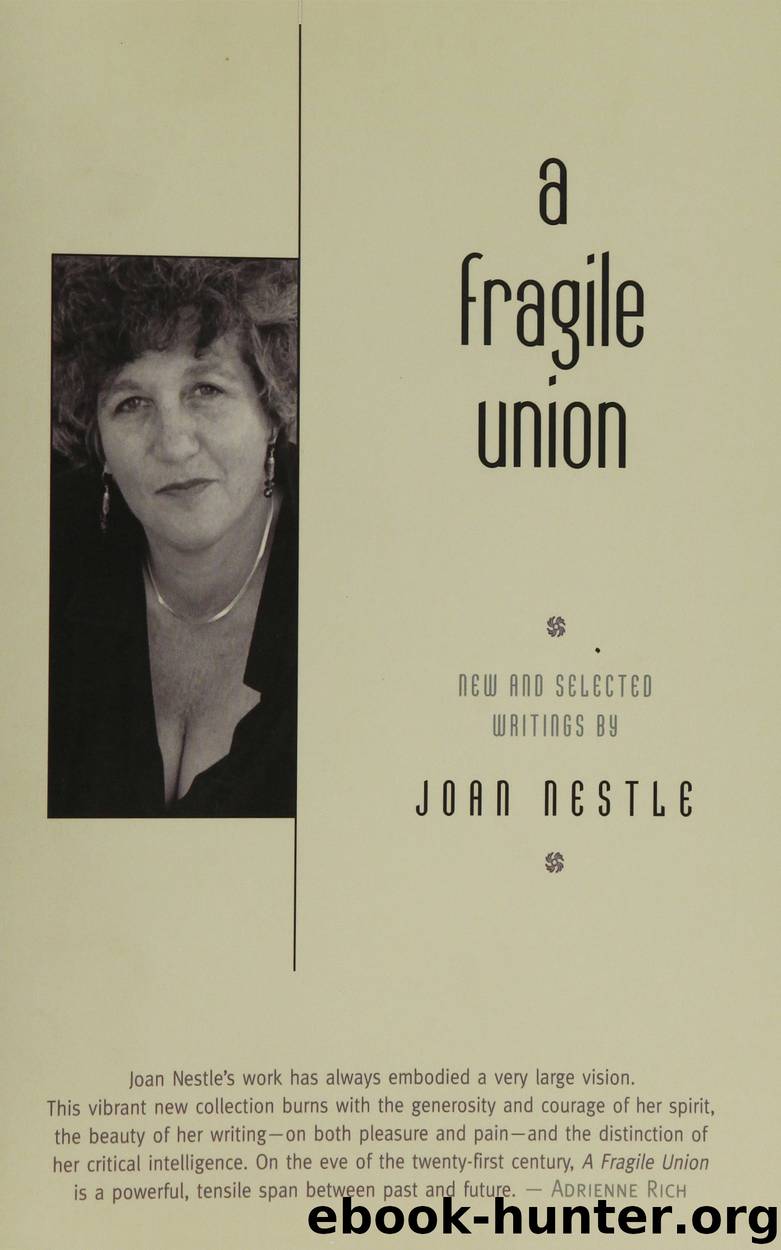 A Fragile Union by Joan Nestle
