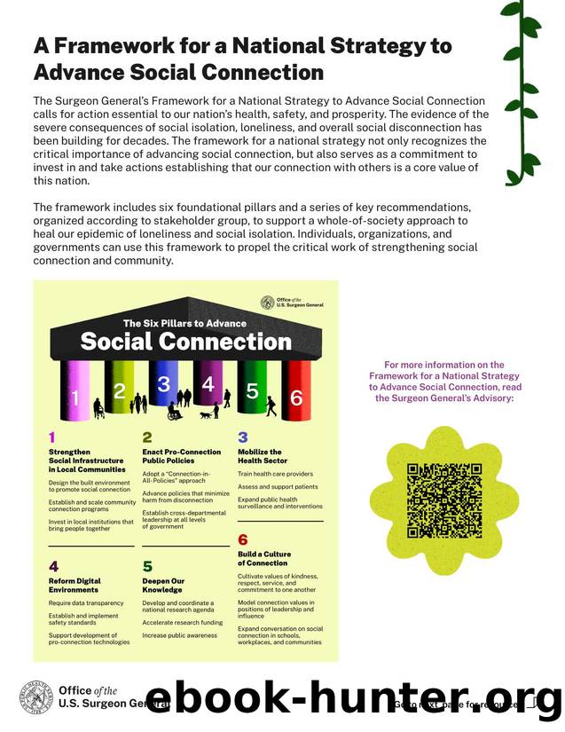 A Framework for a National Strategy to Advance Social Connection by HHS/Office of the U.S. Surgeon General
