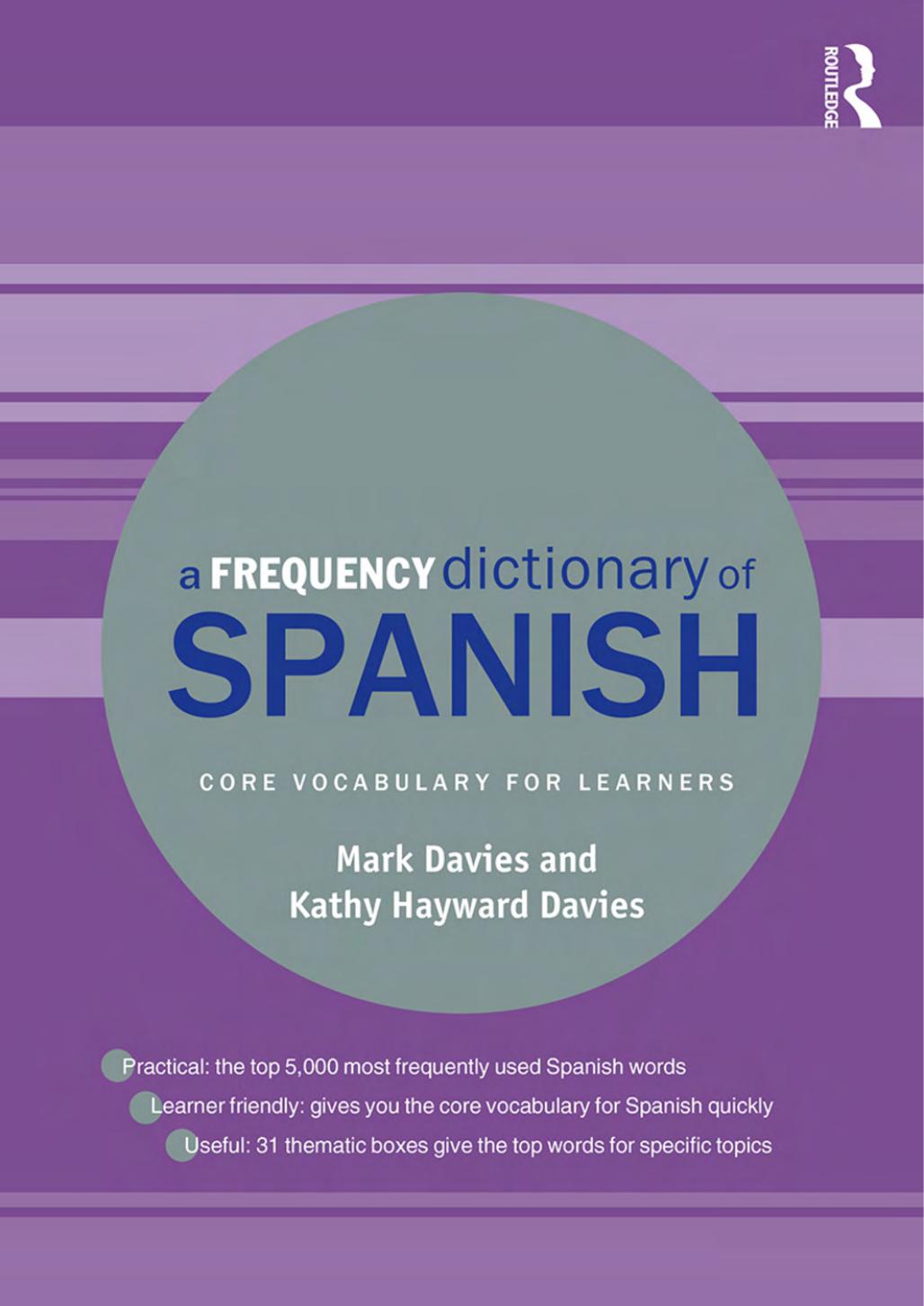 A Frequency Dictionary of Spanish by Unknow