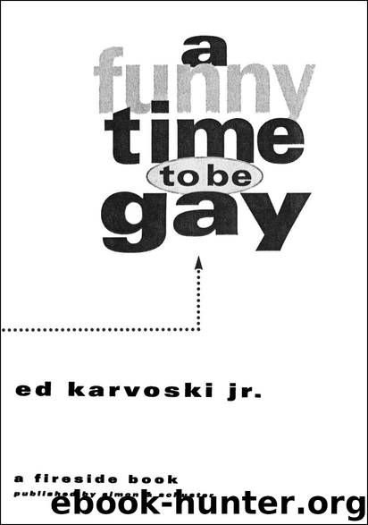 A Funny Time to Be Gay by Ed Karvoski Jr