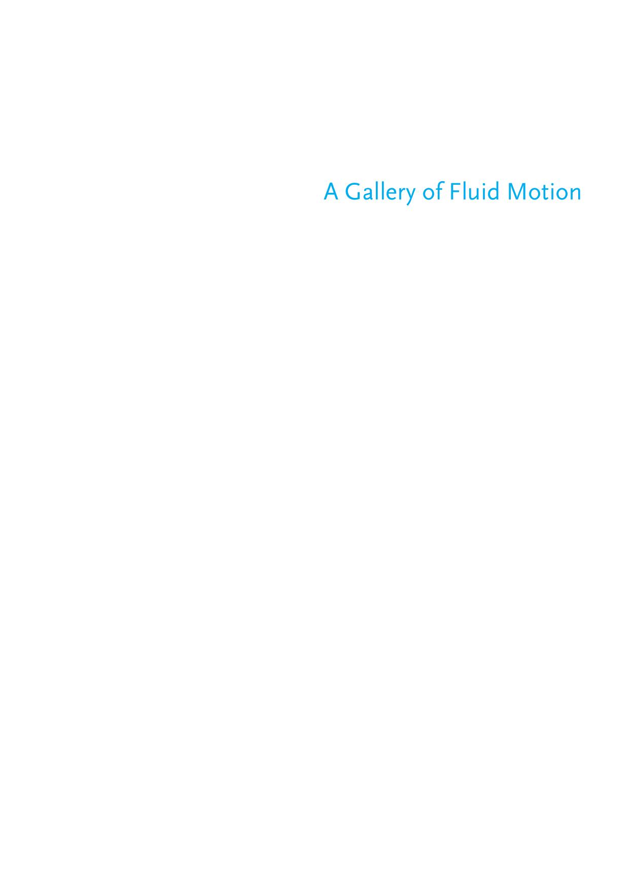 A Gallery of Fluid Motion by M.Samimy K.S.Breuer L.G.Leal and P.H.Steen