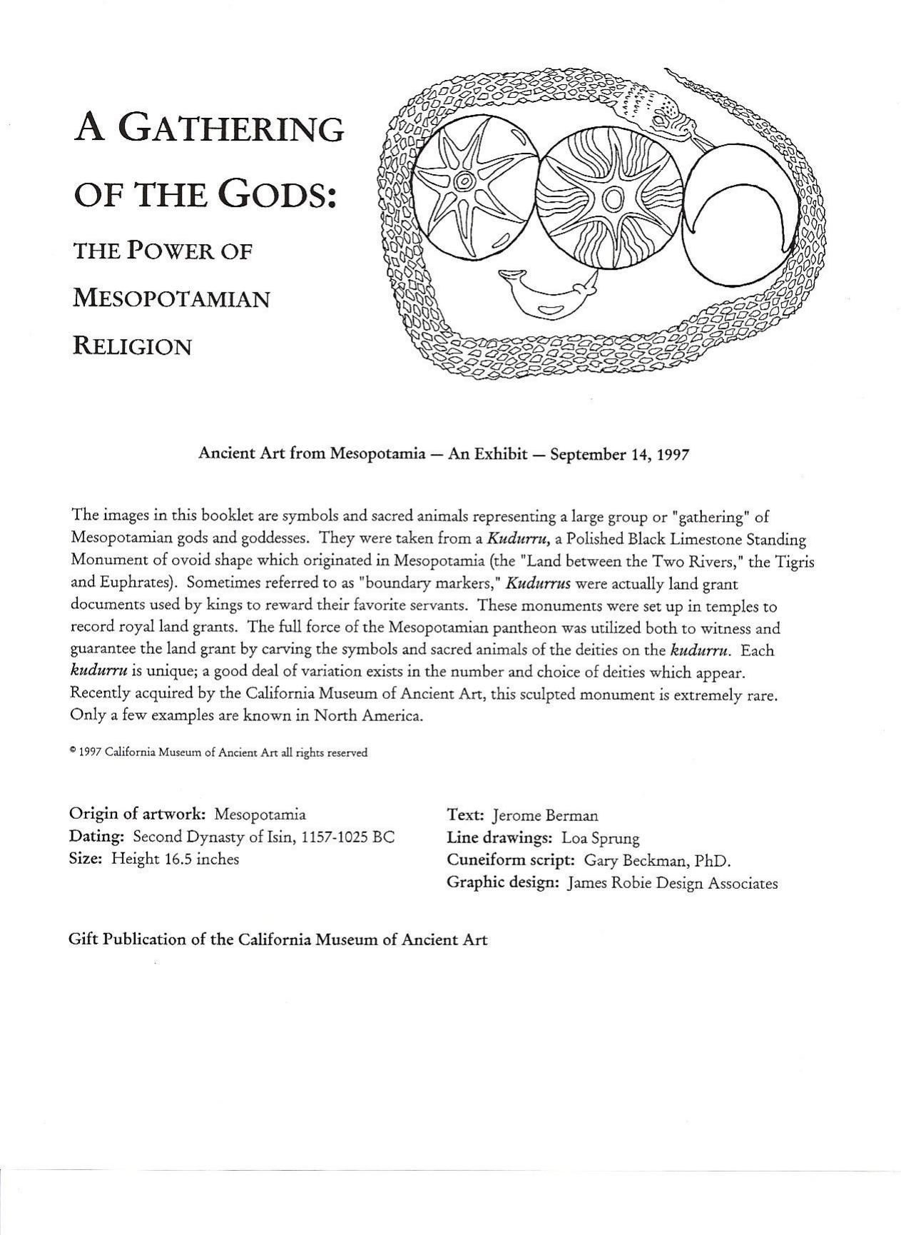 A Gathering of the Gods by California Museum of Ancient Art
