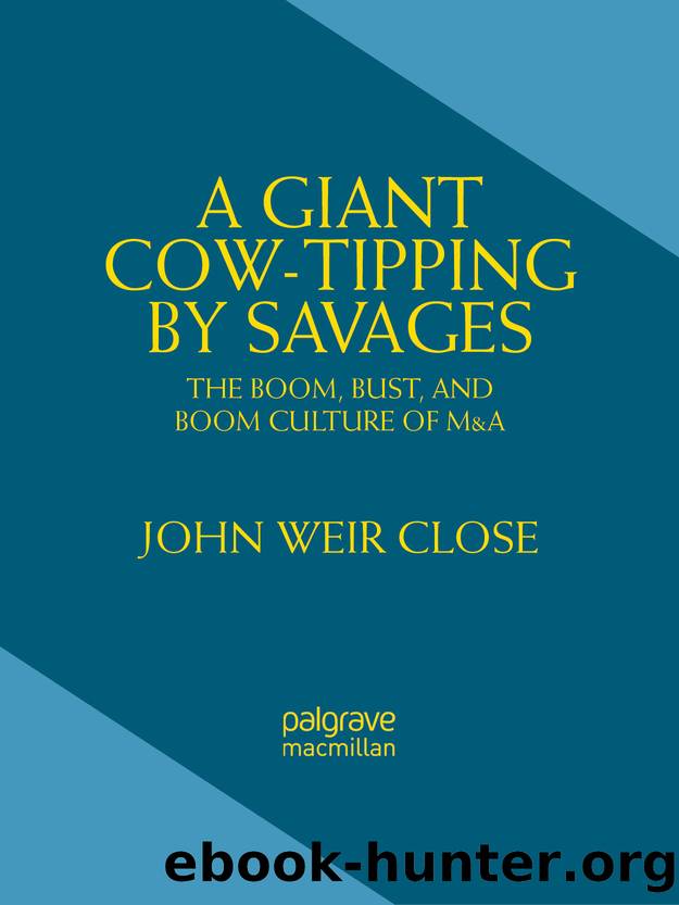 A Giant Cow-Tipping by Savages by John Weir Close