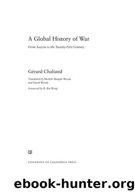 A Global History of War: From Assyria to the Twenty-First Century by Gérard Chaliand