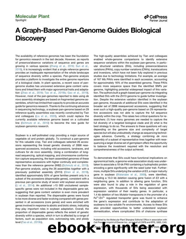 A Graph-Based Pan-Genome Guides Biological Discovery by Yongfu Tao & David R. Jordan & Emma S. Mace