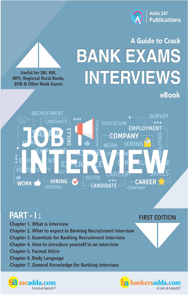 A Guide To Crack Bank Exams Interviews E-Book Part I by Unknown