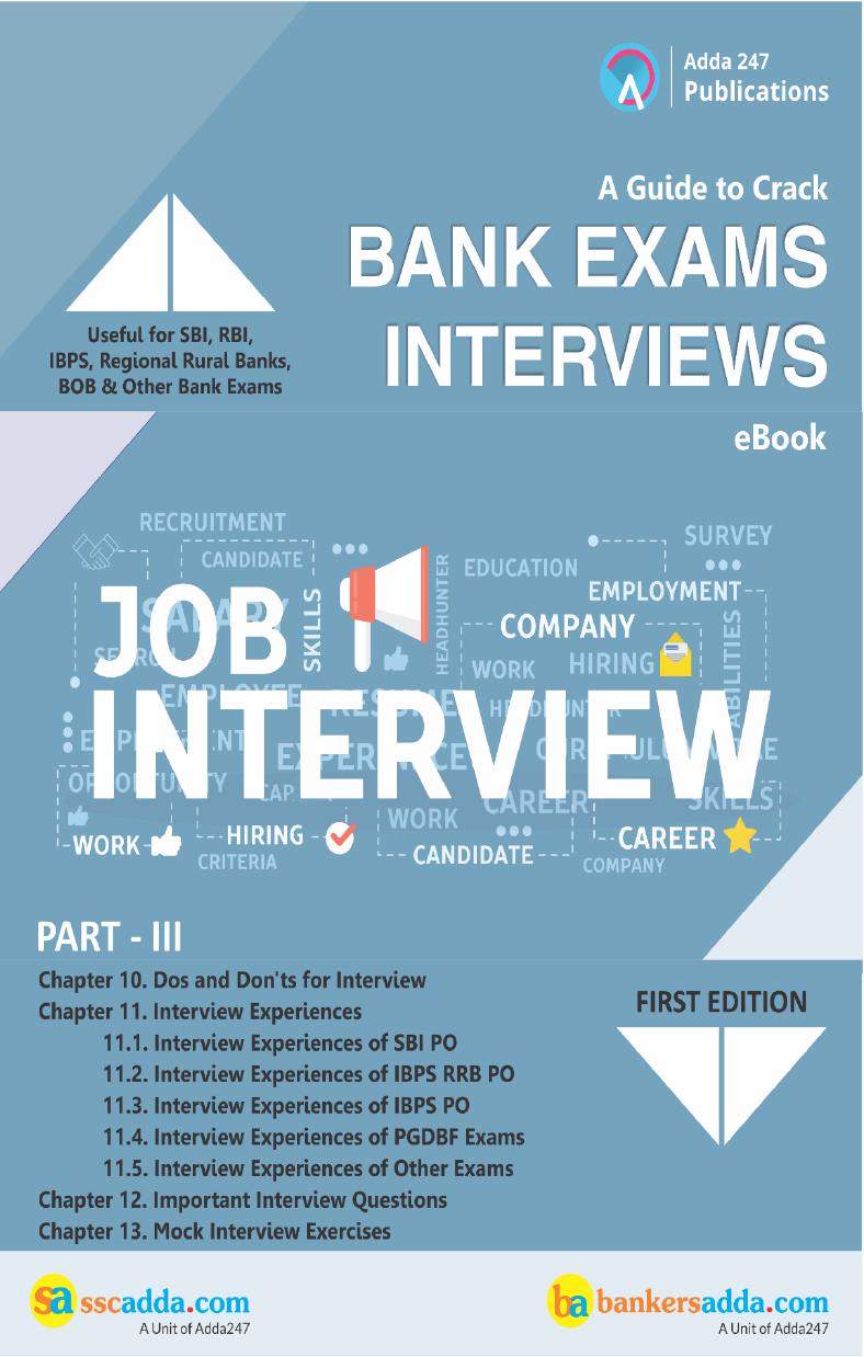 A Guide To Crack Bank Exams Interviews E-Book Part III by Unknown