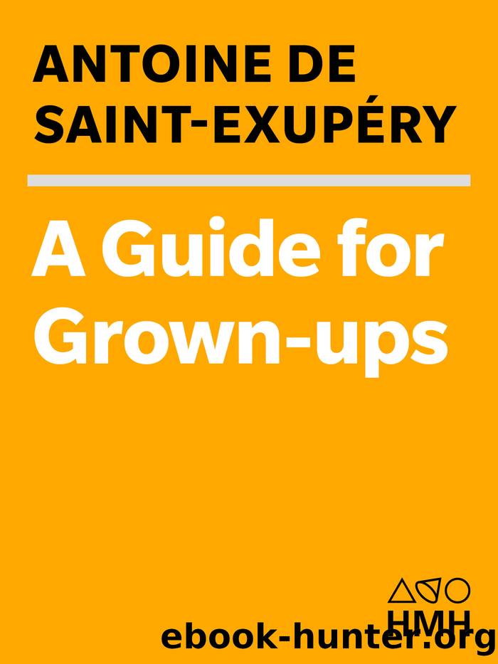 A Guide for Grown-ups by Antoine de Saint-Exupéry