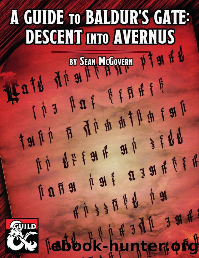 A Guide to Baldur's Gate Descent into Avernus by Unknown