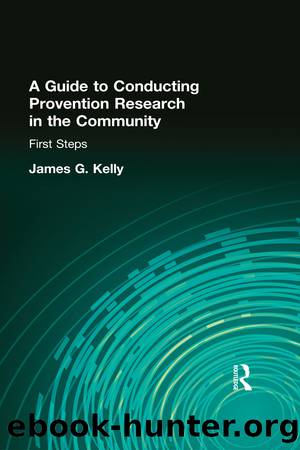 A Guide to Conducting Prevention Research in the Community by unknow