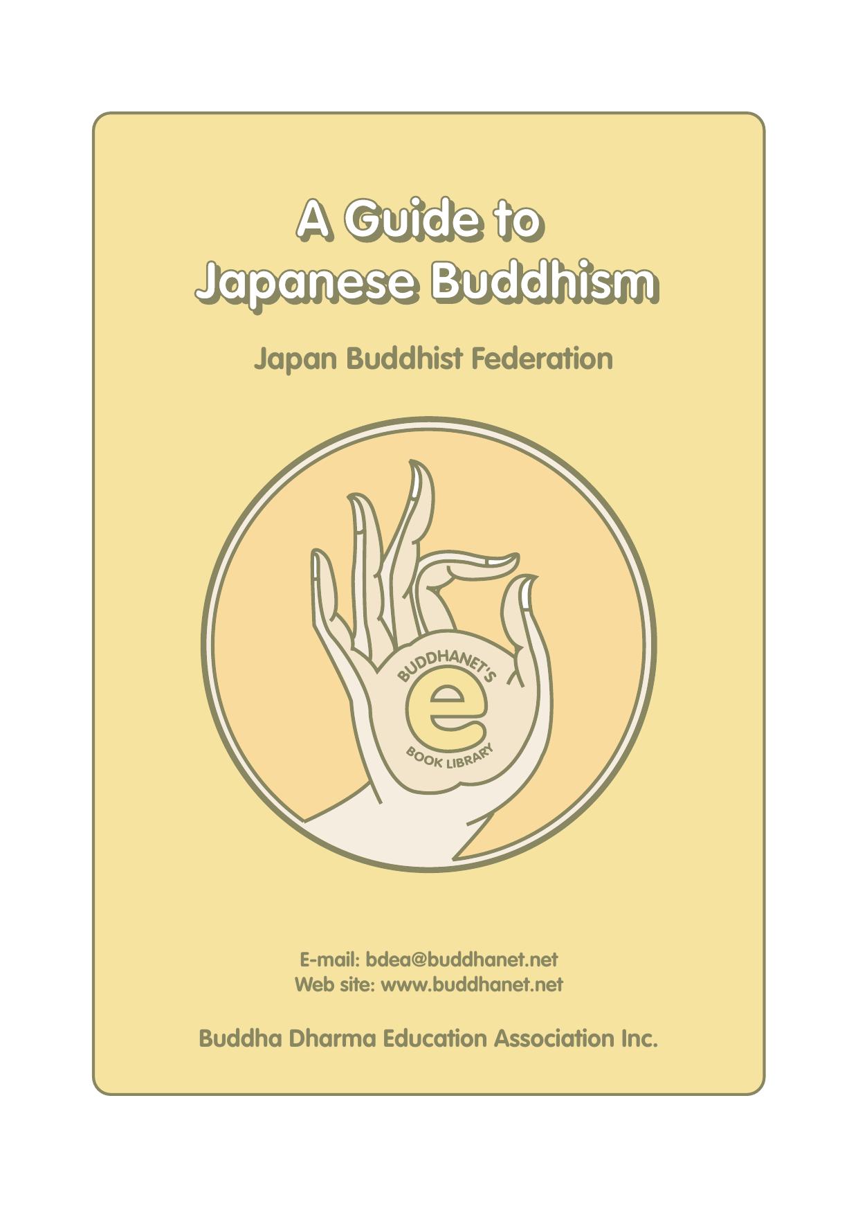 A Guide to Japanese Buddhism by Japan Buddhist Federation