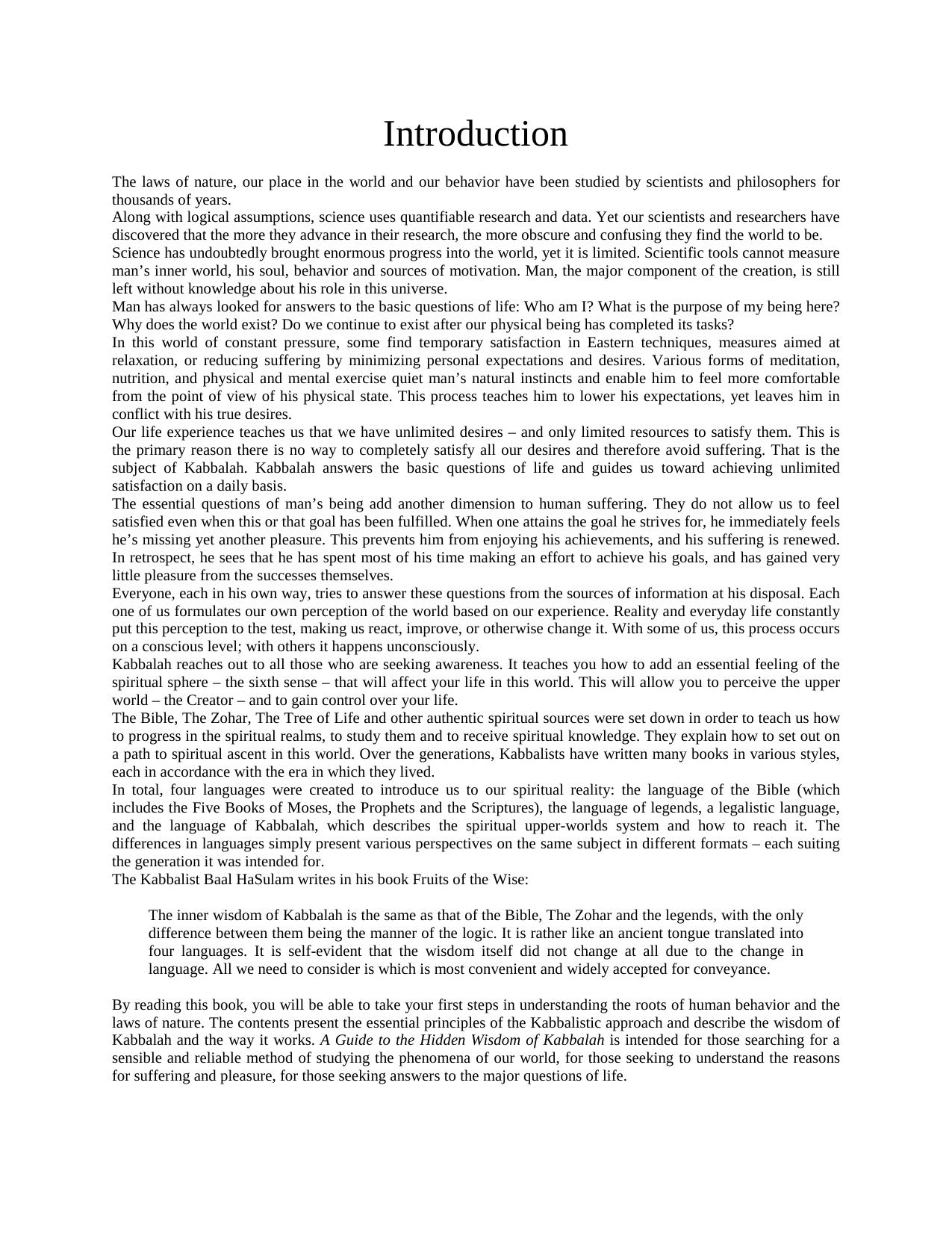 A Guide to the Hidden Wisdom of Kabbalah\374 by TEAM LAXiTY (Bauer Lindemann)