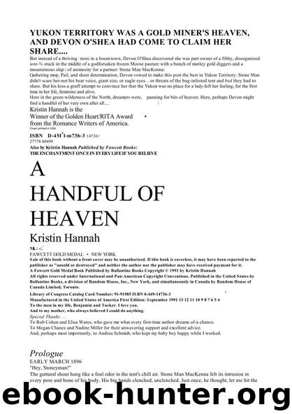 A Handful Of Heaven by Kristin Hannah