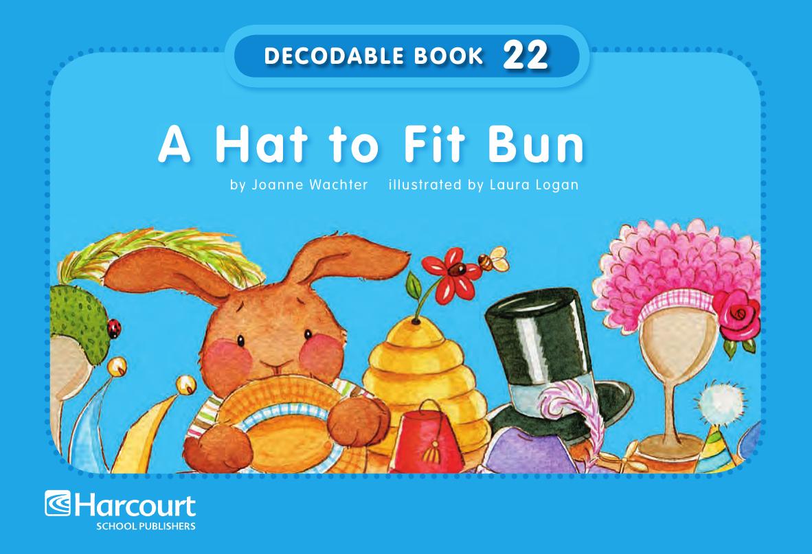 A Hat to Fit Bun by Joanne Wachter illustrated by Laura Logan