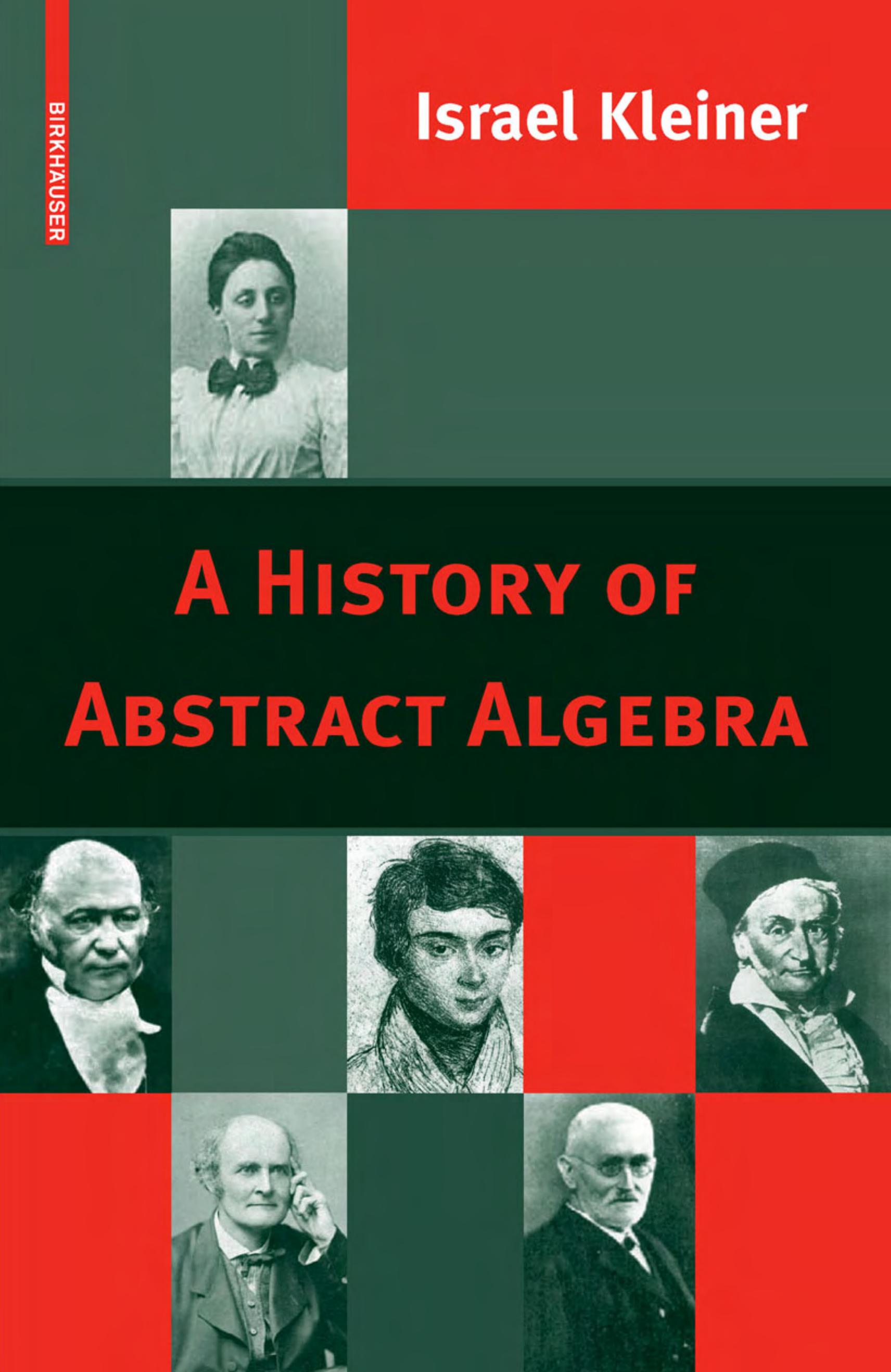 A History of Abstract Algebra by Israel Kleiner