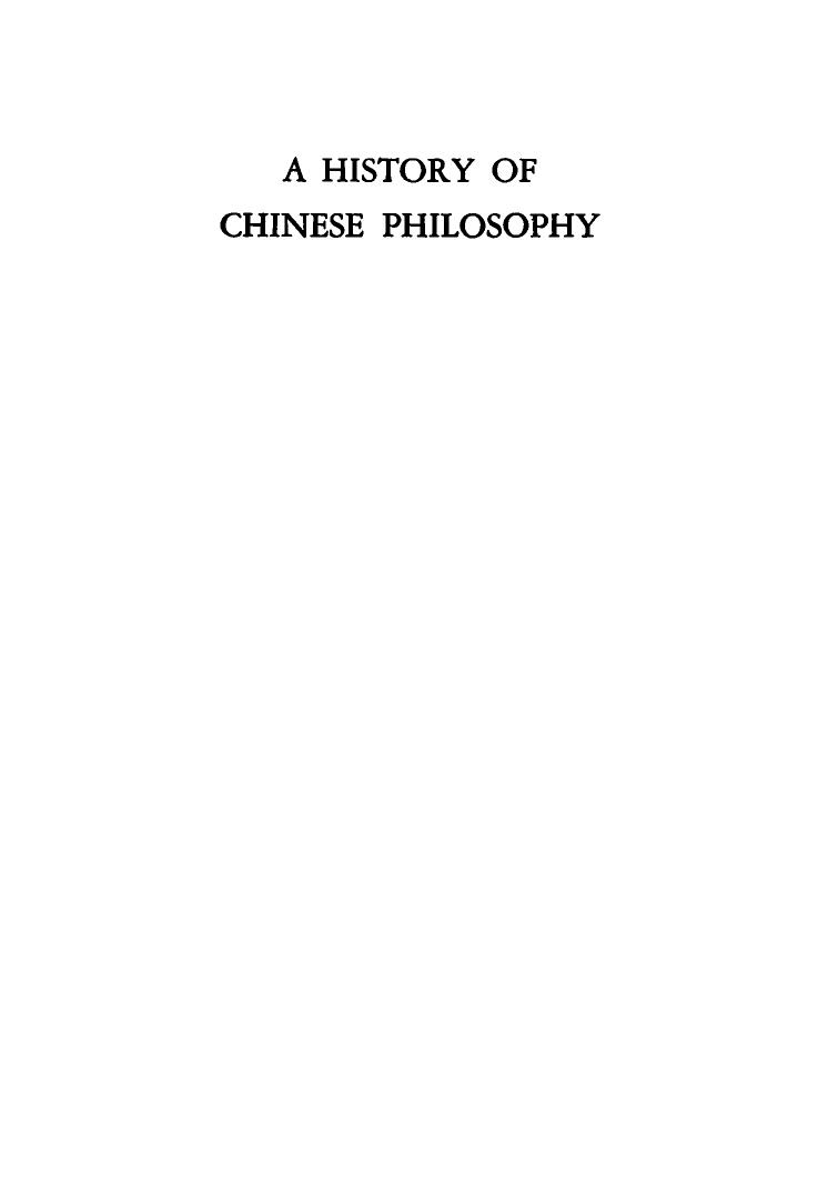 A History of Chinese Philosophy, Volume 2: The Period of Classical Learning (From the Second Century B.C. to the Twentieth Century A.D.) by Feng Youlan; Derk Bodde; Fung Yu-Lan
