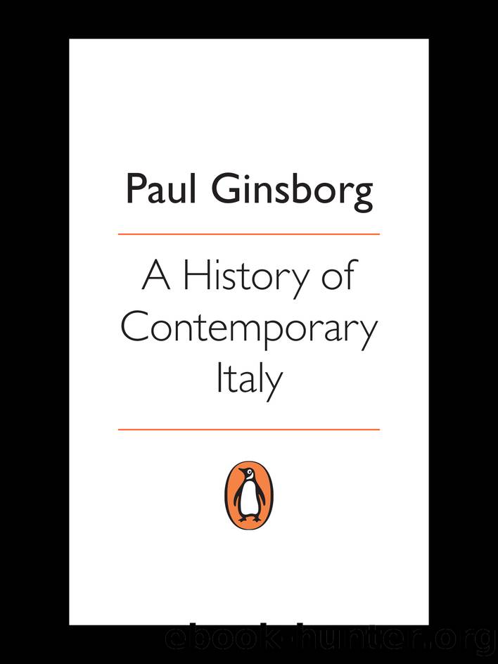 A History of Contemporary Italy by Paul Ginsborg