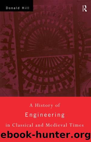 A History of Engineering in Classical and Medieval Times by Hill Donald