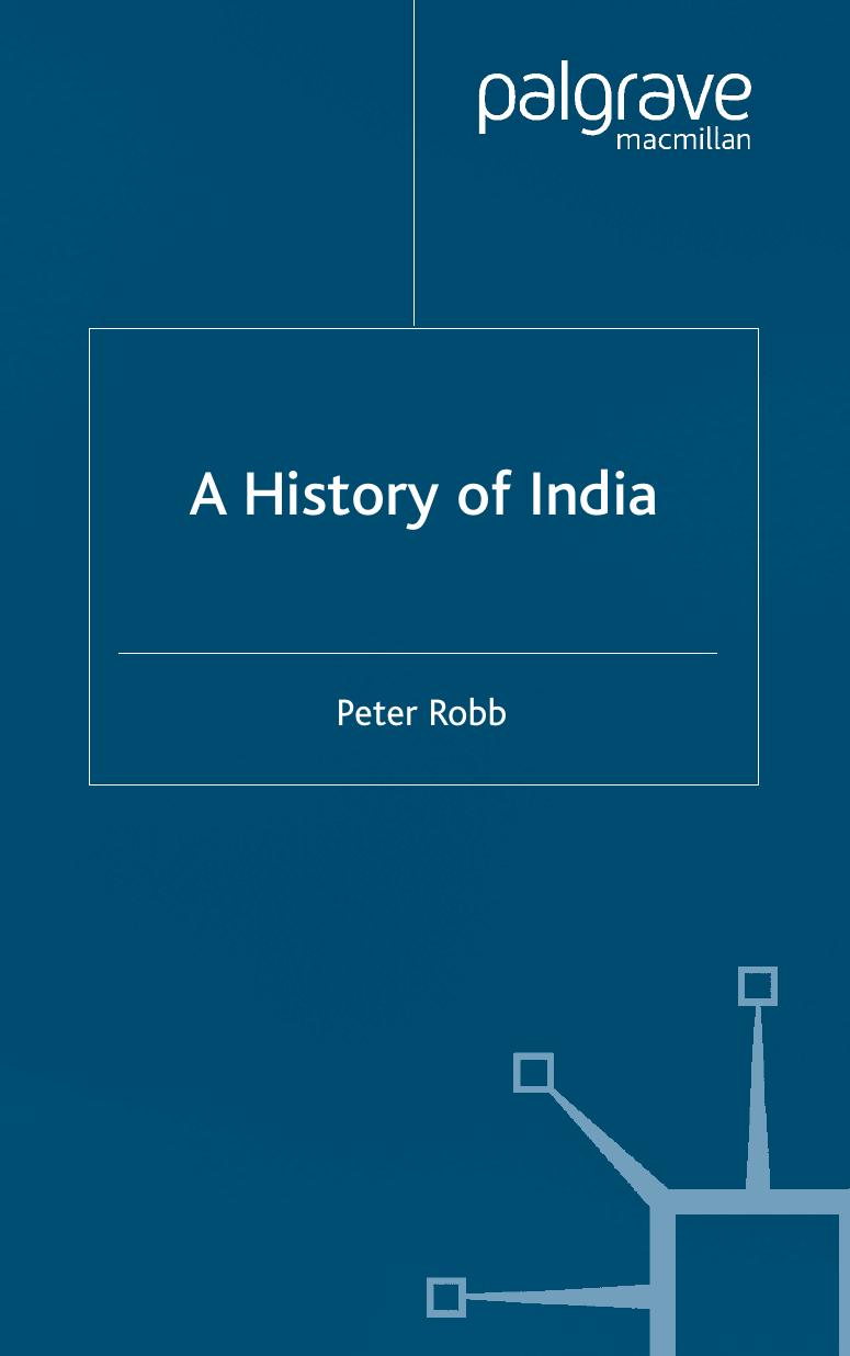 A History of India by Peter Robb