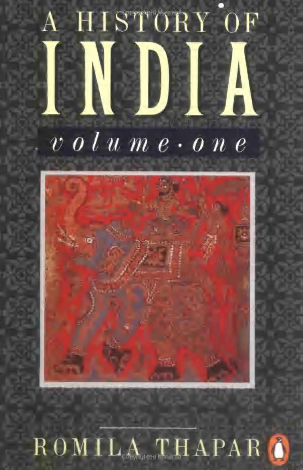 A History of India by Romila Thapar