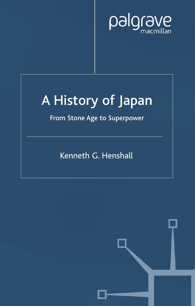 A History of Japan by Kenneth G. Henshall