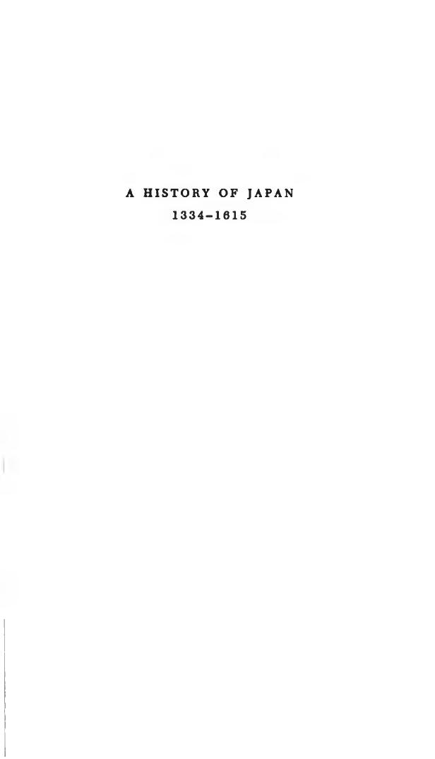 A History of Japan, 1334-1615 by George Sansom