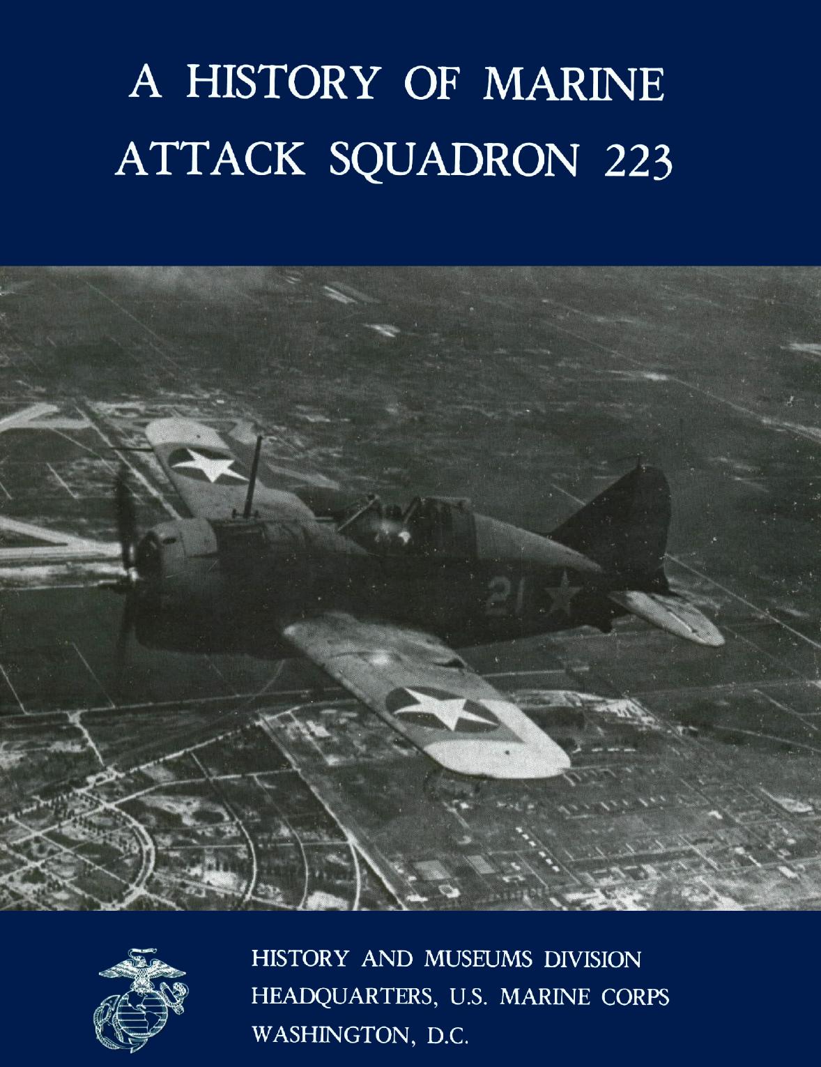 A History of Marine Attack Squadron 223 by Brett A. Jones