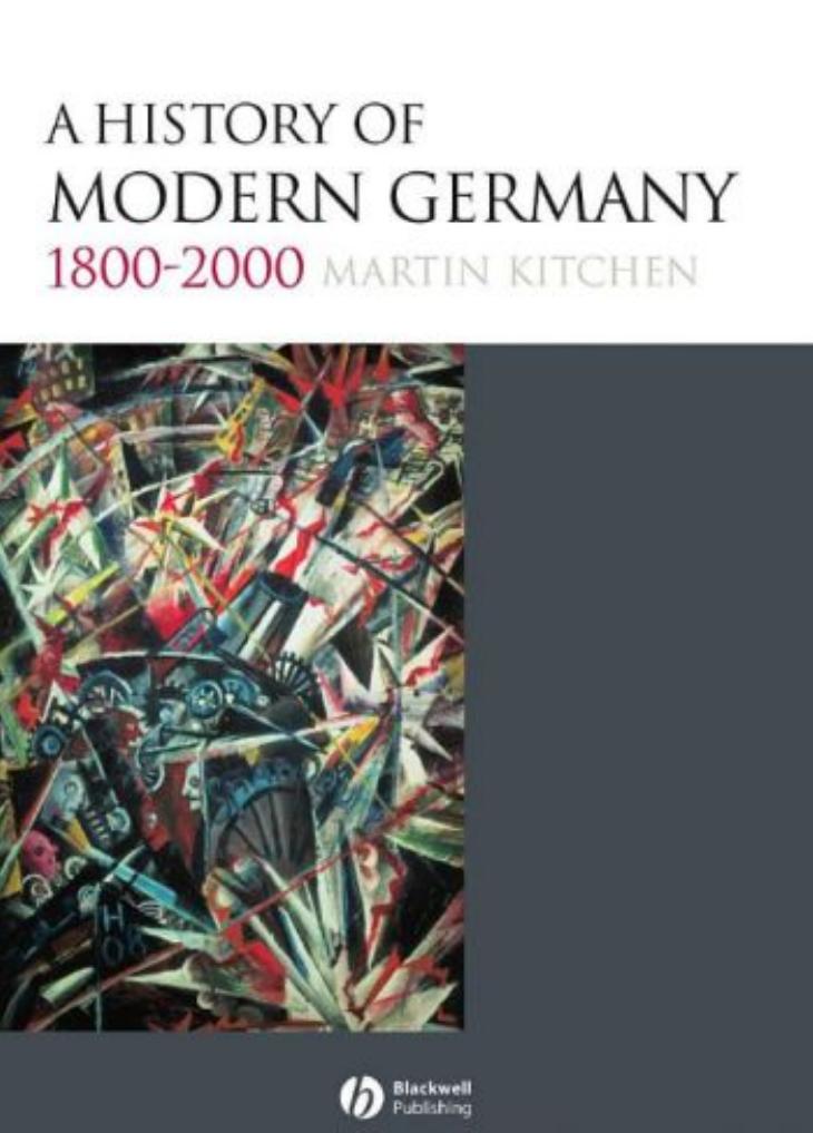 A History of Modern Germany 1800 - 2000 by Martin Kitchen
